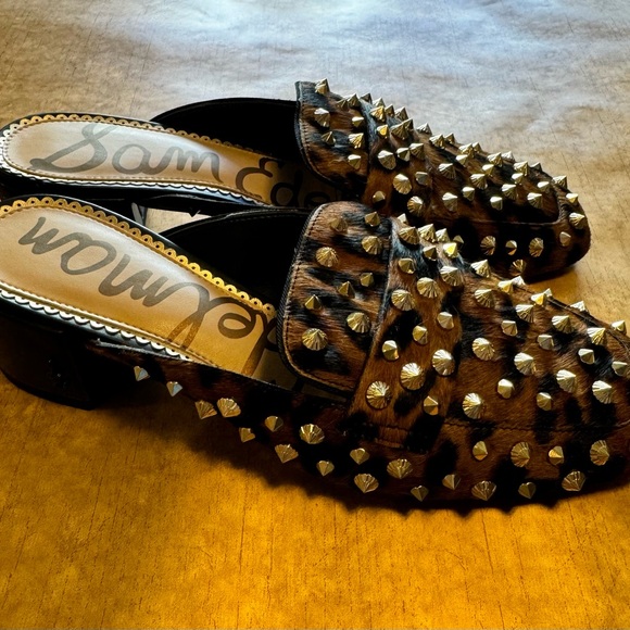 Sam Edelman Augusta Studded Mules - Picture 5 of 14